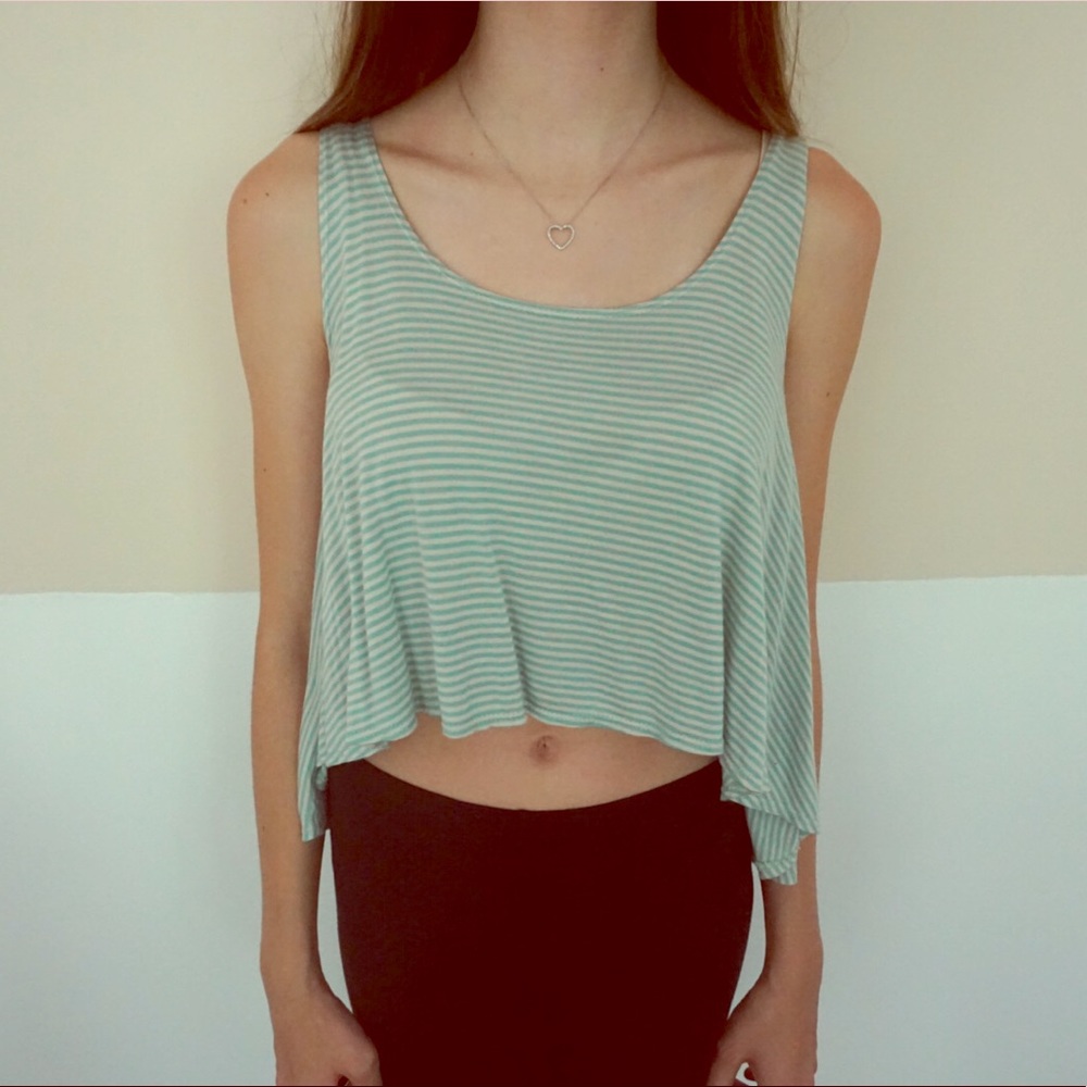 Striped, Hi-Lo Tank